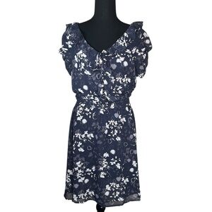 GAP Floral Navy Dress